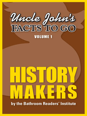 cover image of Uncle John's Facts to Go